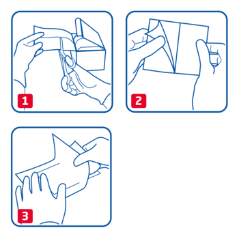 Gebruiksinstructies Hypafix skin sensitive van Leukoplast